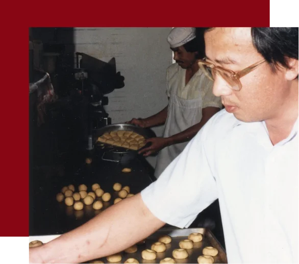 De Tran of Dong Phuong Vietnamese Bakery Assisting With Bakery