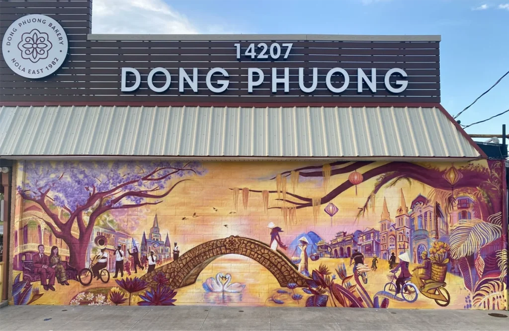 Dong Phuong Vietnamese Bakery Building Mural